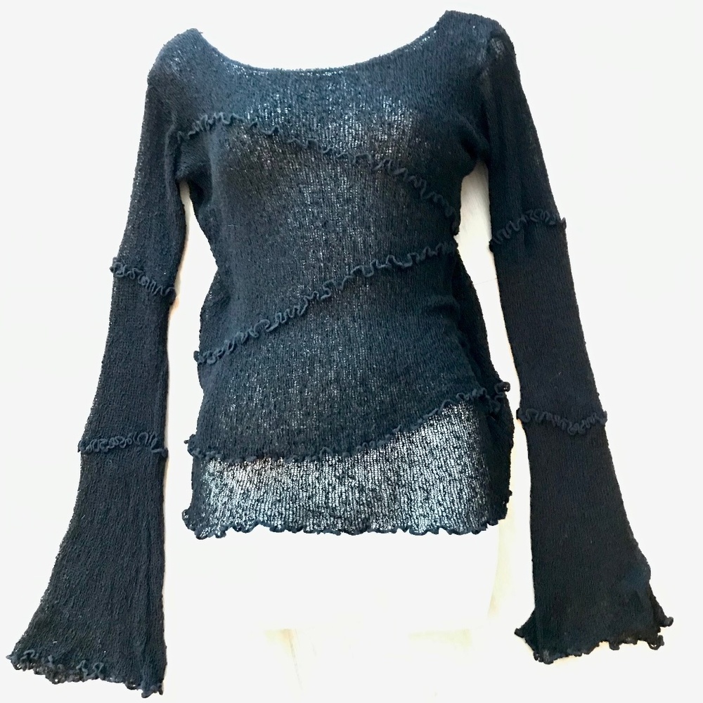 Woven Stretchy Over Blouse